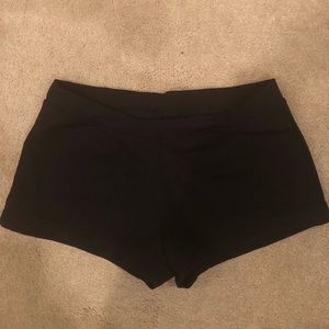Capezio Black spandex booty shorts dancewear